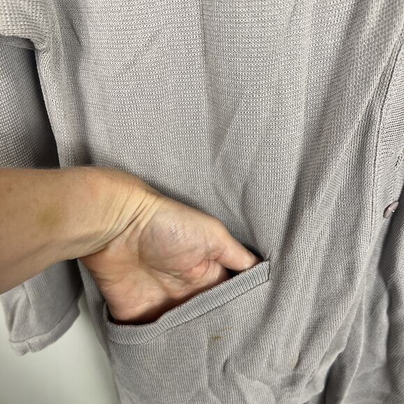 Brenda French Women’s Size 3 Duster Cardigan Long USA - Picture 4 of 7